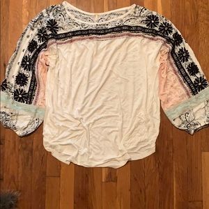 Free people Long Sleeve Blouse.